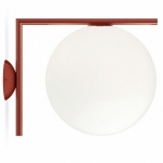 Flos IC Lights C/W2 Red Burgundy    