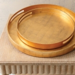   Nouveau Luxe Tray-Gold Leaf