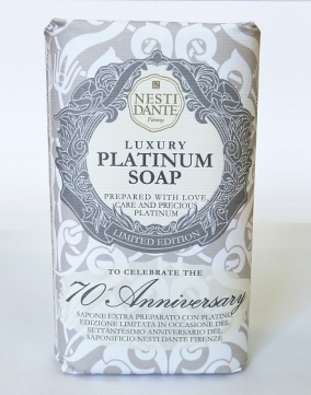 Luxury    . NESTI DANTE 70-TH ANNIVERSARY Luxury PLATINUM Soap    250 