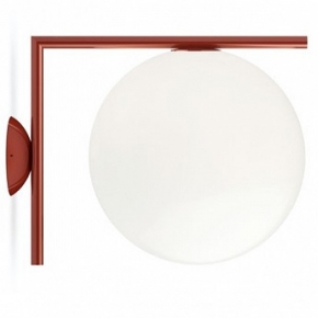    Deluxe. Flos IC Lights C/W2 Red Burgundy    