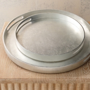 Nouveau Luxe Tray-Silver Leaf