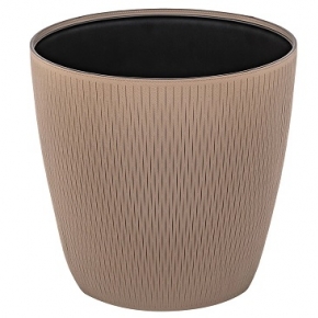  Deluxe. Silvy Flower Pot Brown    