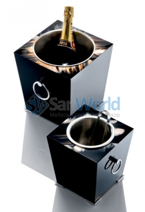 ¸     Horn & lacquer by Arcahorn Livorno Champagne cooler & ice bucket